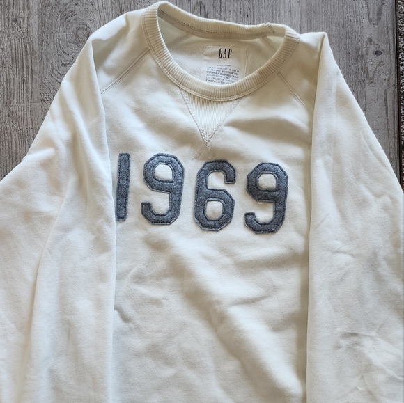 GAP Other - GAP White 1969 long Sleeve Sweater